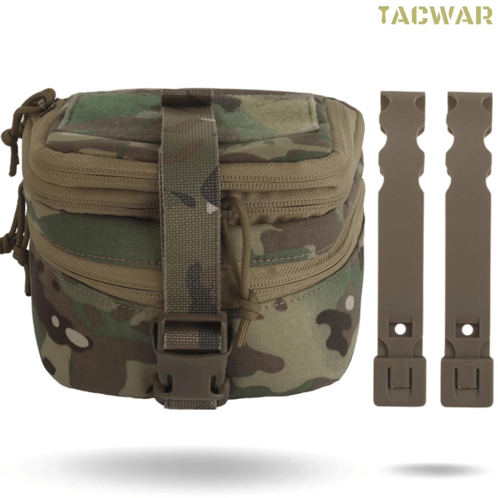 Bolsa táctica NVG para PVS-7/14/15/18/23/31/22/24/26, funda de transporte Binocular expandible acolchada MOLLE para caza Airsoft con visión nocturna