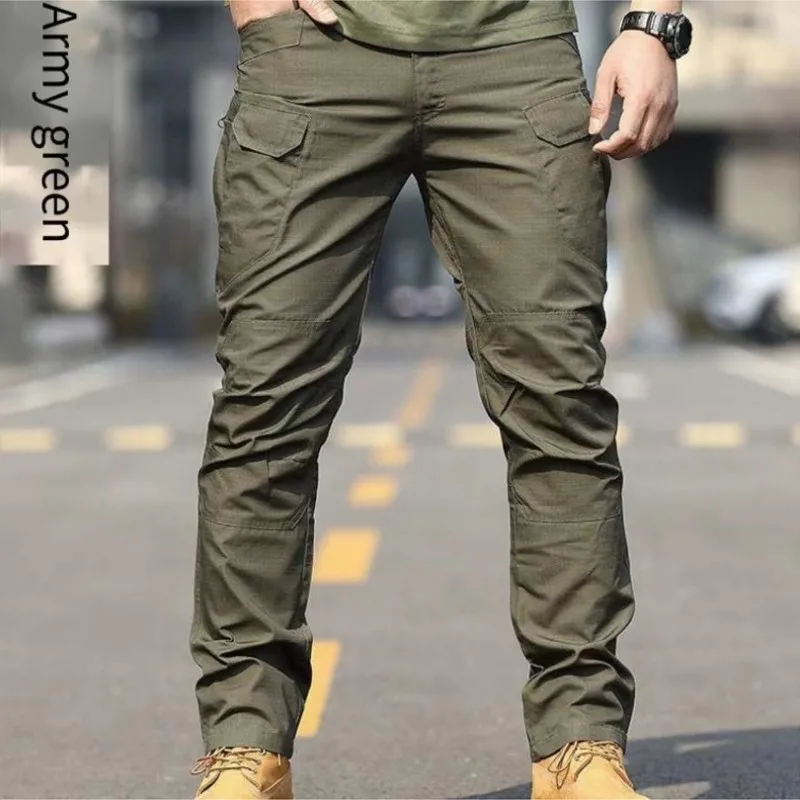 Uniforme de carga táctico multibolsillo resistente al desgaste para todas las estaciones, ropa de trabajo, pantalones multifuncionales para hombres, pantalones de seguridad para trabajadores - imagen 5