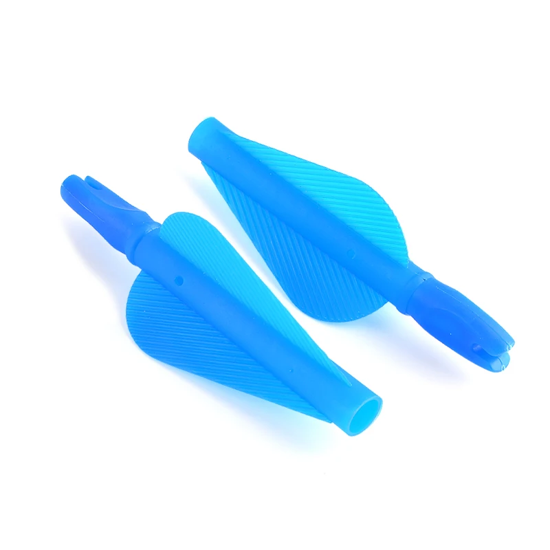 Flecha de tiro con arco, pluma articulada, paleta de objetivo de caza de plástico de alta calidad, accesorios de ejes de flecha de 8mm, 30/50 piezas - imagen 5