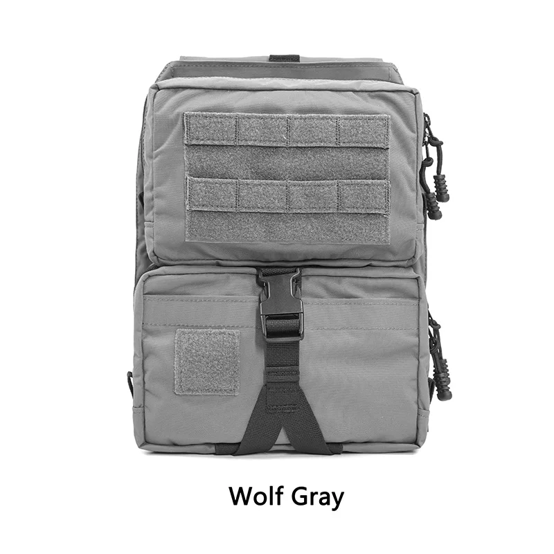 ASSAULT PANEL trasero tipo 1 chaleco táctico airsoft bolsa trasera para Mayflower Scarab bolsa de agua médica Molle de liberación rápida - imagen 5