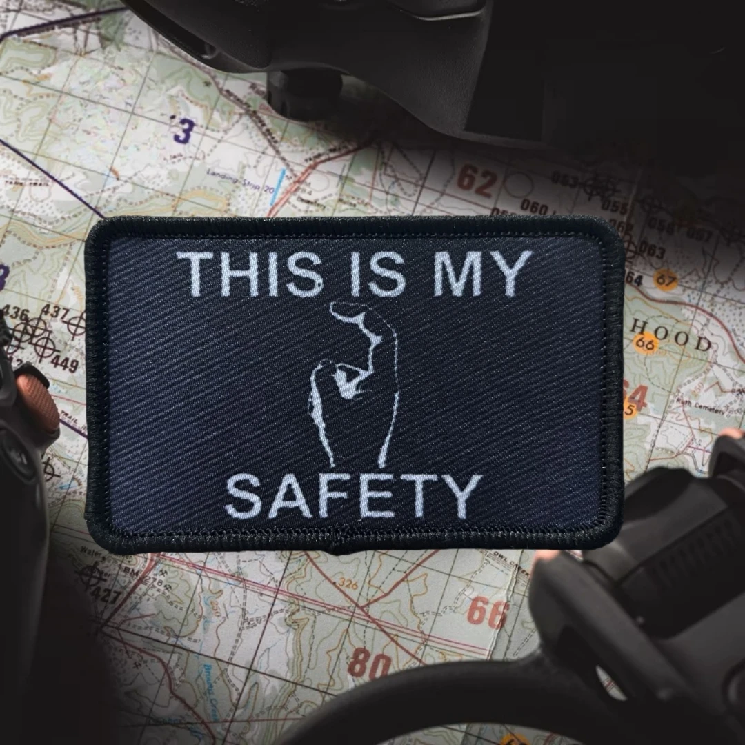 Esta es mi señor de seguridad insignia de moral táctica impresión parches de gancho y bucle para ropa brazalete del ejército militar pegatina para mochila - imagen 5