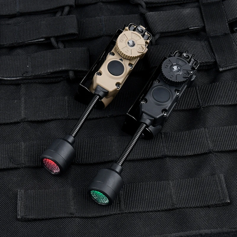 Sidewinder táctico rápido casco rojo verde azul IR luz blanca lámpara multifuncional Strobe IFF para exteriores accesorios de caza - imagen 2