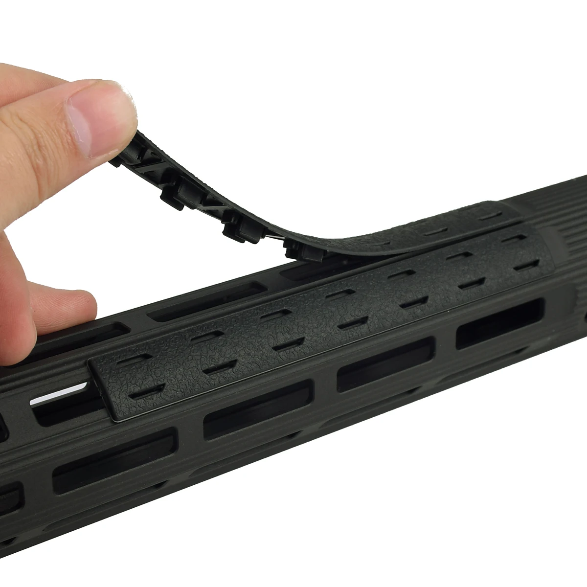 5 unids/set BCM Panel de cubierta de riel táctico protector de manos antideslizante m-lok Keymod para cubierta de riel AR15 compatible con accesorios de riel táctico - imagen 4