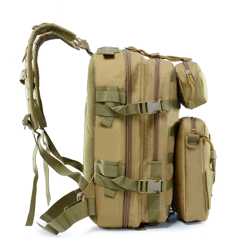 Mochila de hombro táctica Oxford 600D 3 en 1, bolsa de camuflaje militar del ejército, bolsa de 40L para senderismo al aire libre, Camping, viaje - imagen 4
