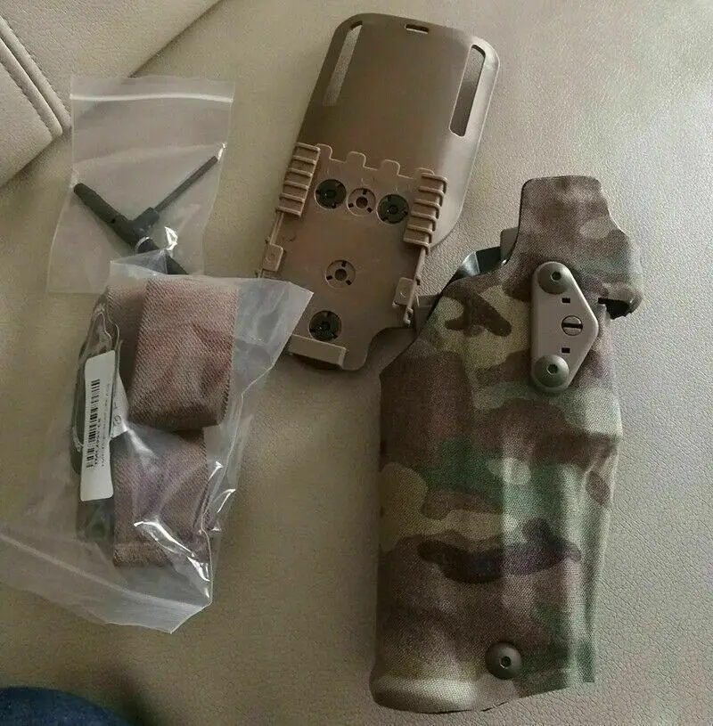 G17 con funda para cinturón Light X300, adaptador de caída del muslo, juego de funda de liberación rápida, correa para pierna fija - imagen 2