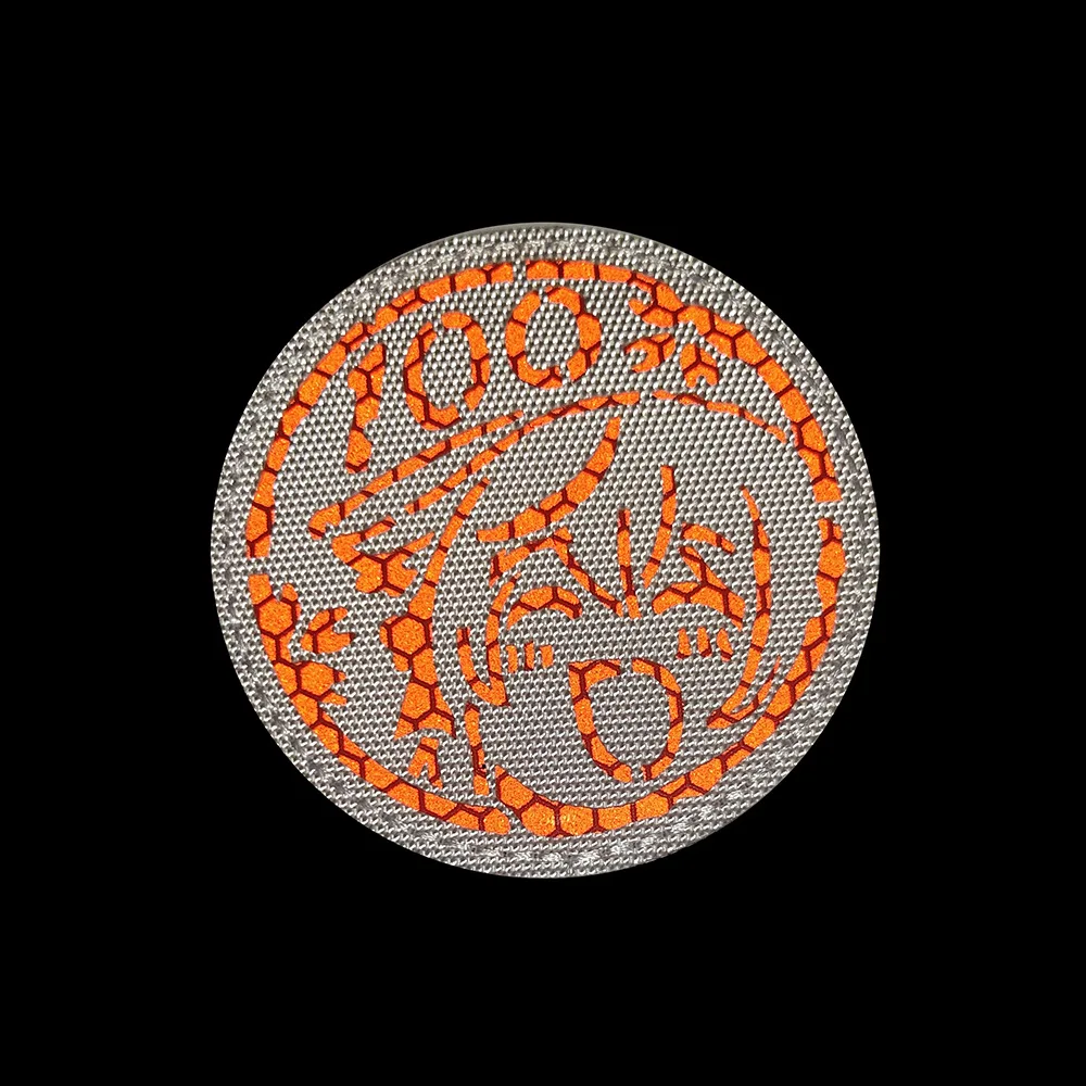 Insignia táctica de Anime, parche reflectante de archivos Granblue, brazalete de 100 puntos, Millennium GEHENNA ABYDOS HYAKKIYAKO para mochila - imagen 5