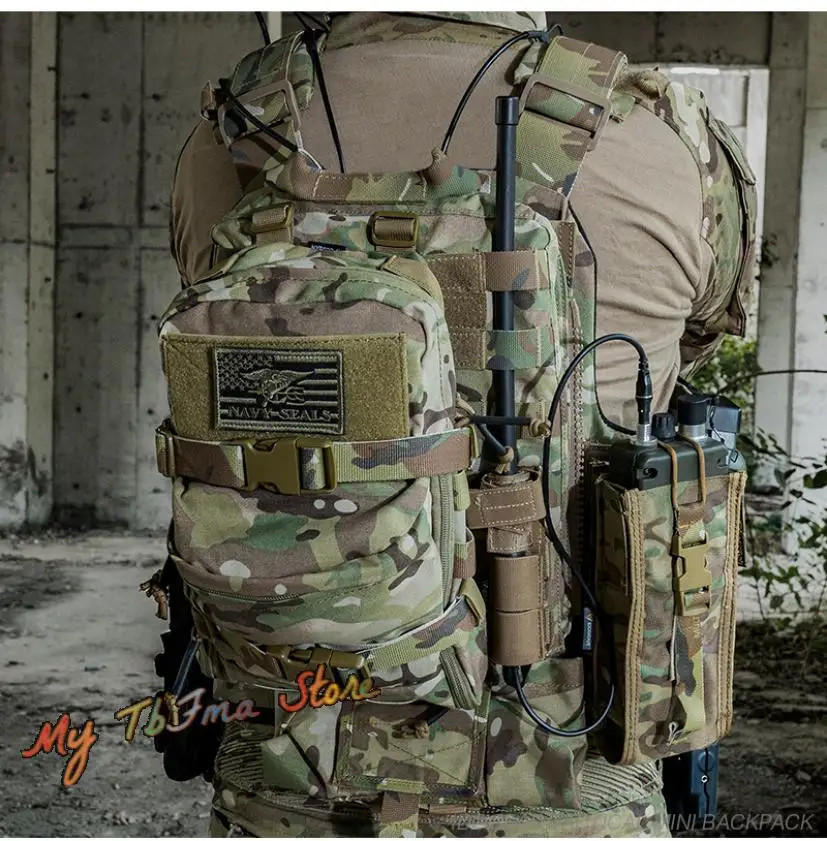 Paquete de hidratación táctica, mochila de acción de hidratación, bolsa Molle de asalto, Mini bolsas de agua, equipo portador - imagen 3