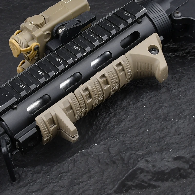 Protector de manos táctico de nailon, riel Picatinny de 20mm, estructura dividida Modular, equipo Airsoft, protección de manos para caza, combinación decorativa - imagen 4