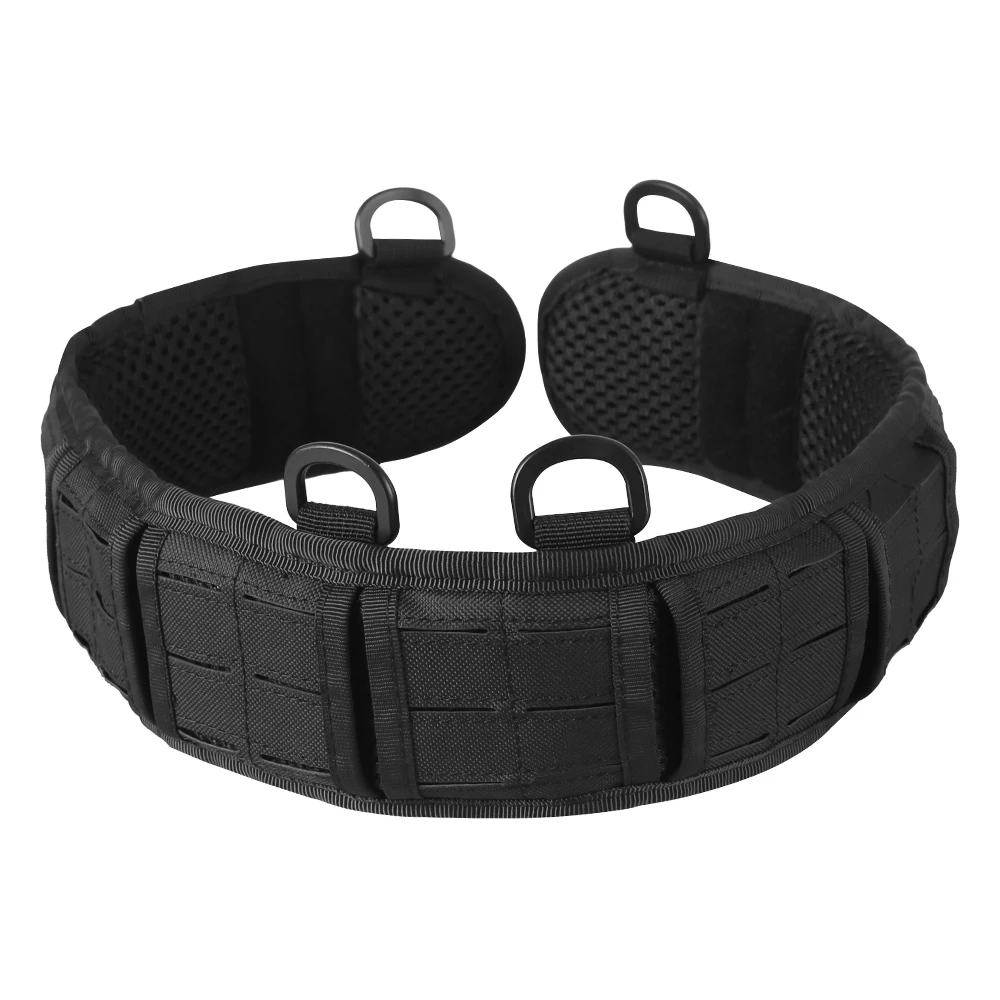 Cinturón táctico Molle de liberación rápida, cinturones reforzados de alta resistencia, cinturón de utilidad de combate y Paintball para aplicación de la ley