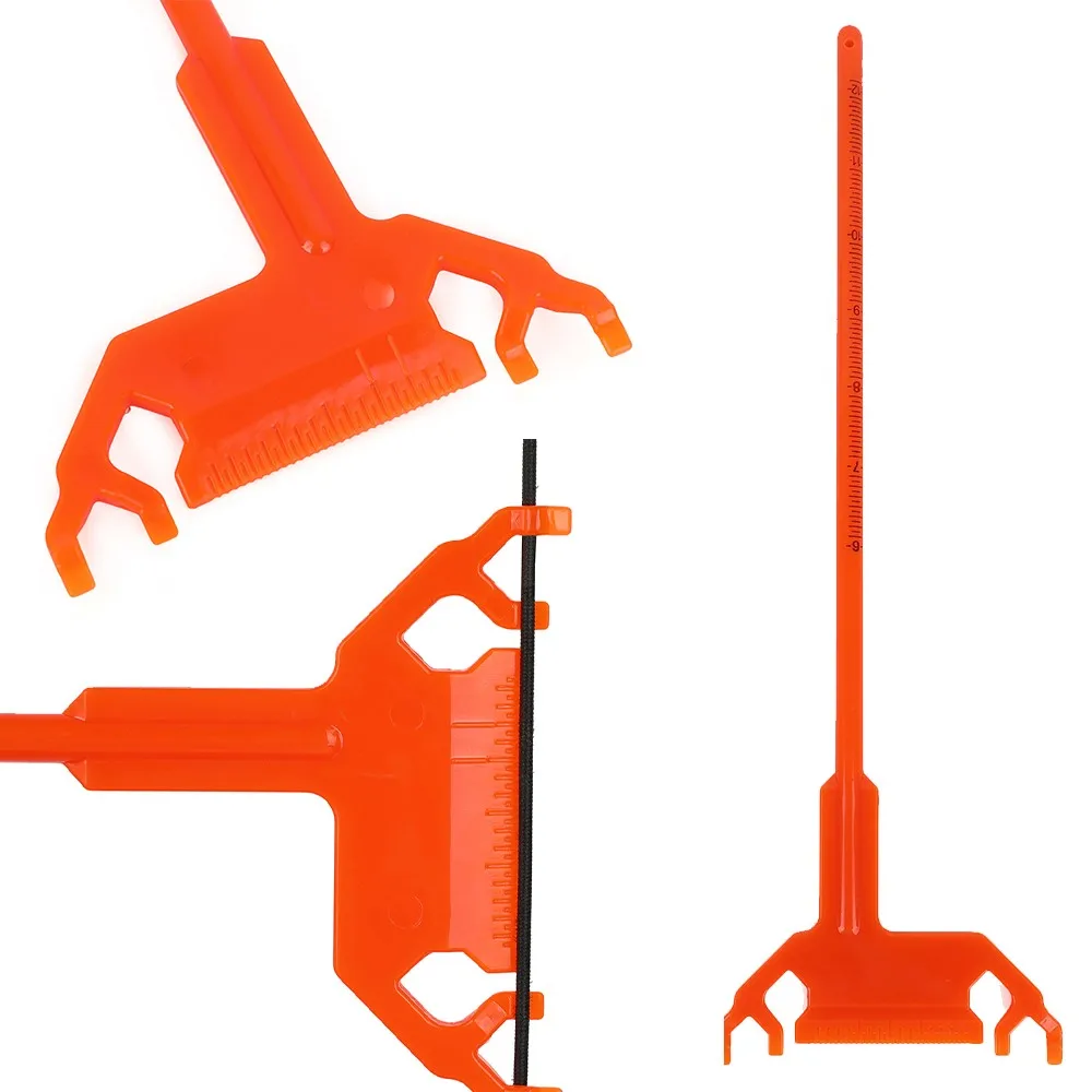 Herramienta de medición de regla en T para tiro con arco, soporte de altura de plástico duradero, tiro con arco al aire libre, arco recurvo, accesorio de caza