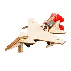 Juego modelos avión combate madera, juguete aprendizaje manos a obra para estudiantes, herramienta para