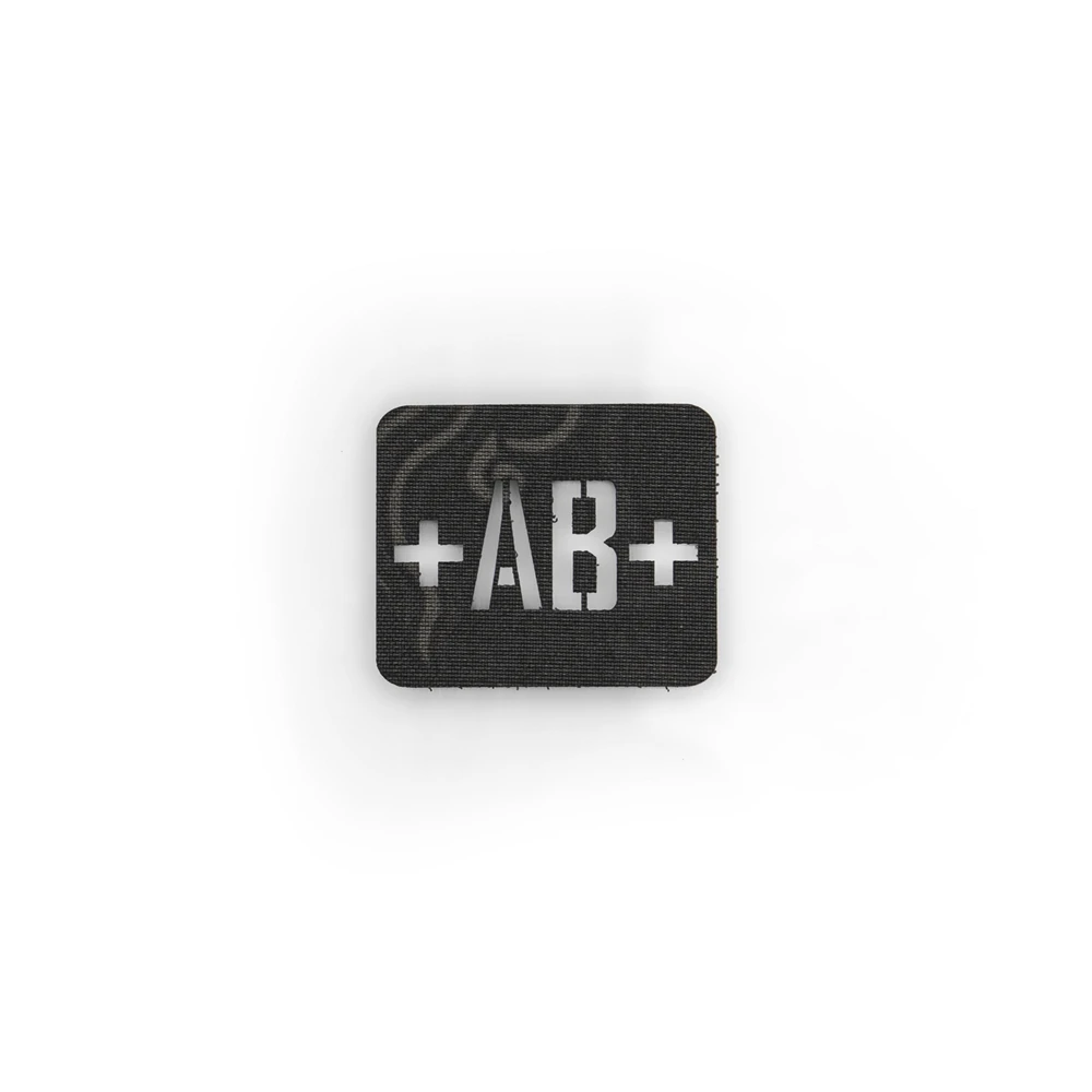 Brazalete táctico de nailon con patrón de dragón 500D, parche tipo sangre de camuflaje A B AB O para ropa, mochila, apliques de decoración - imagen 3