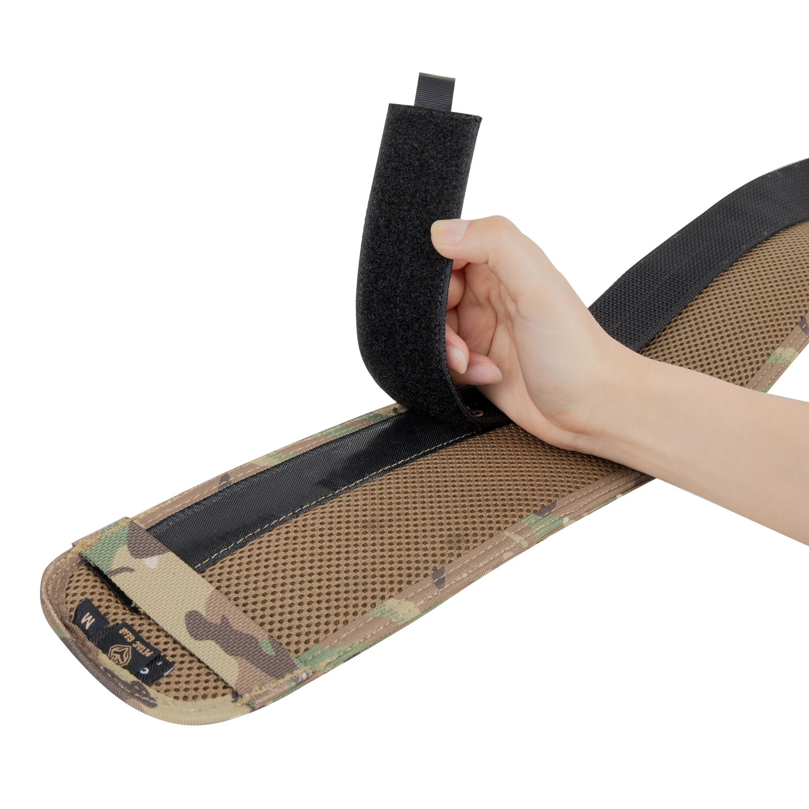 KRYDEX cinturón táctico 2 en 1 MOLLE para hombre, cinturones de pistola de batalla, Modular, acolchado de combate, cinturón resistente para tiro, caza, Airsoft - imagen 4