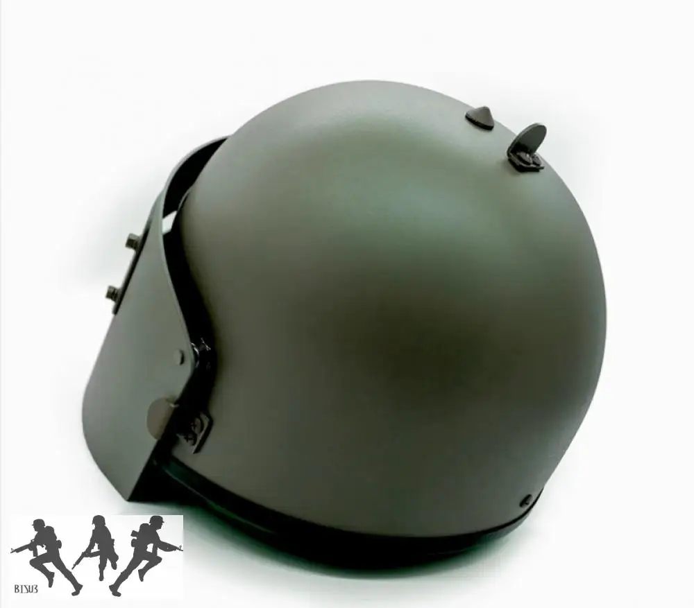 Casco táctico ruso de MASKA-1Sch ABS, máscara bimetálica a prueba de balas, equipo de caza, protección contra el movimiento - imagen 2