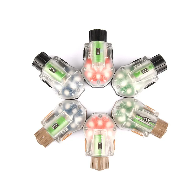 ELEMENT Luz casco táctica impermeable – IR estroboscópica multicolor - imagen 2