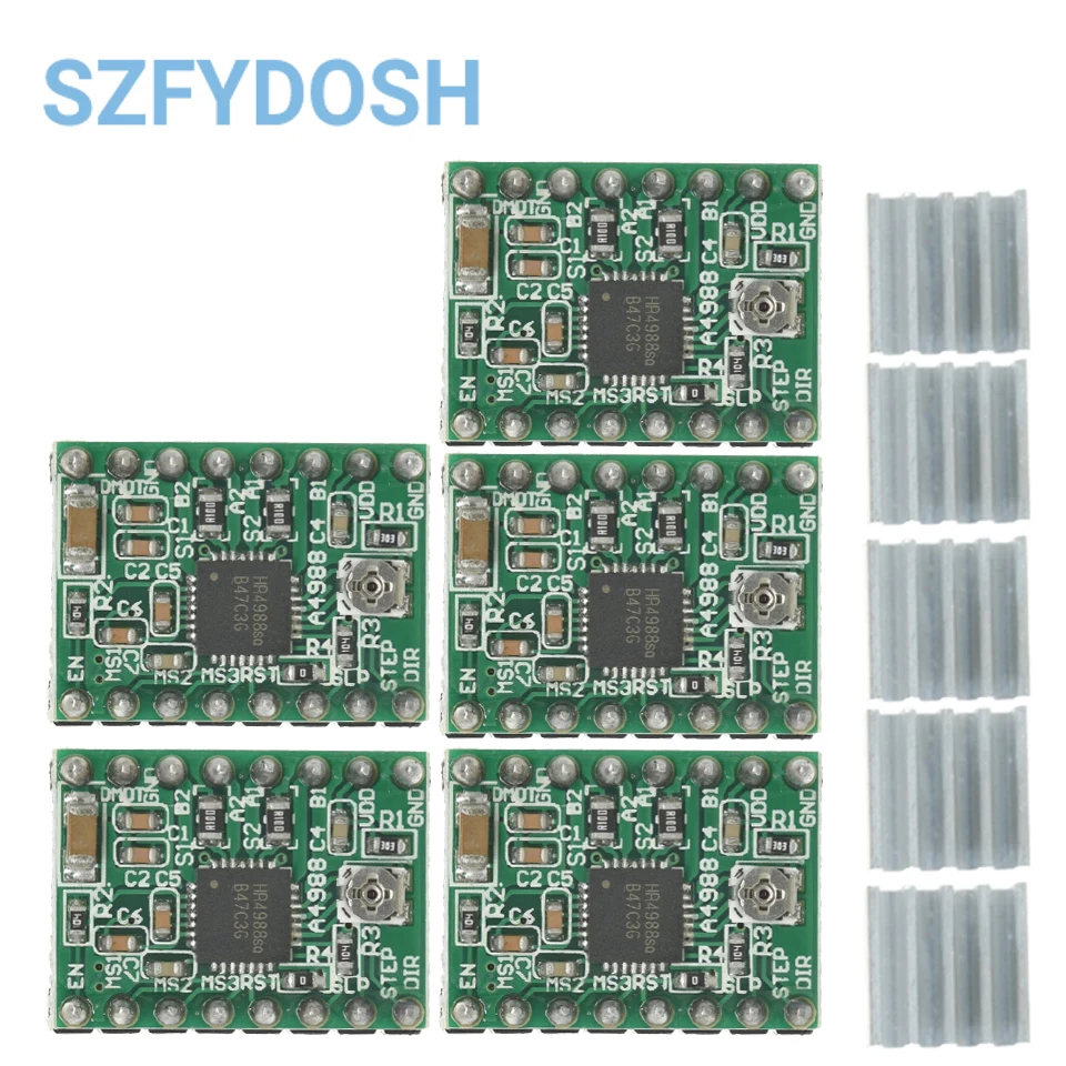 Controlador motor paso a paso A4988 DRV8825 disipador RAMPS 1.4 - imagen 4