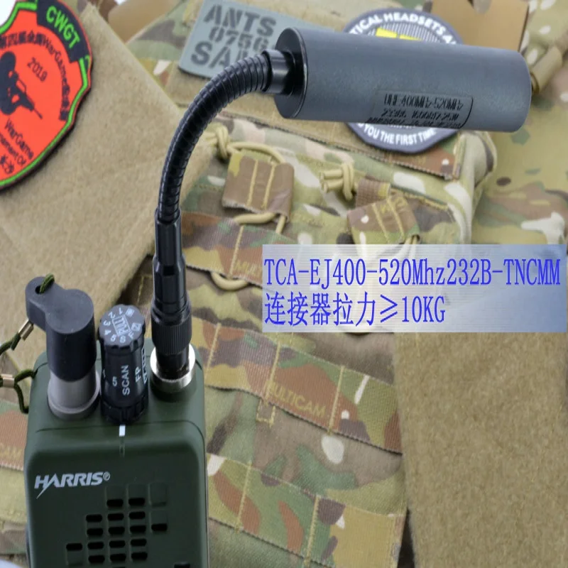 Antena látigo táctica alta ganancia para PRC152/148