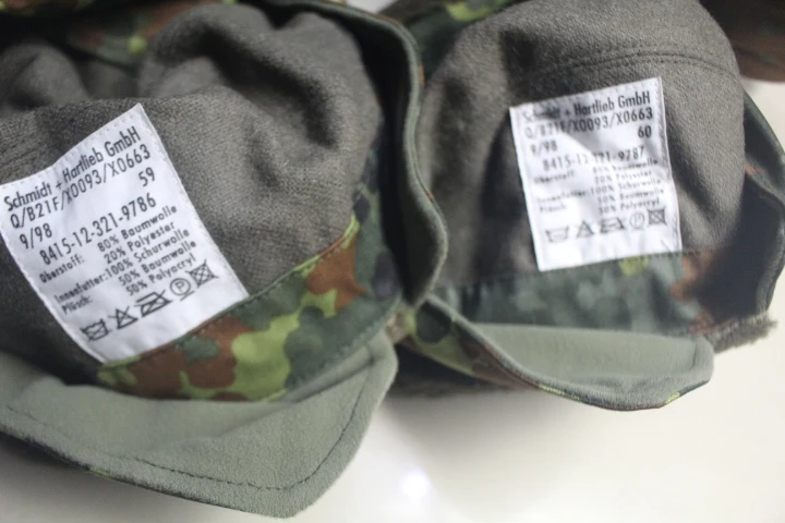 Gorra térmica camuflaje flecktarn combate protección orejas - imagen 4