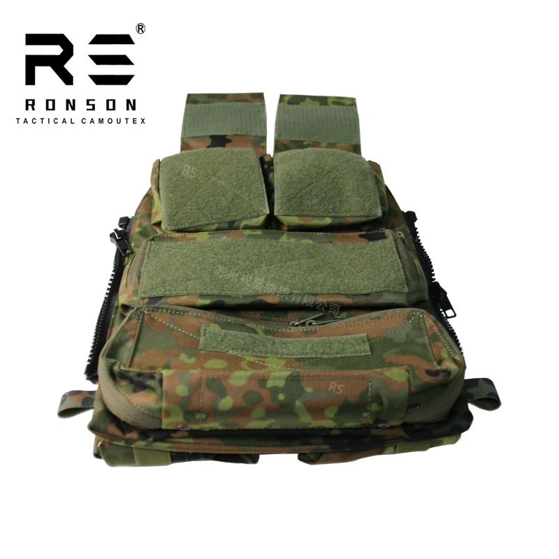 Mochila táctica portaequipajes con cremallera, placa de bolsa para todo terreno, Camuflaje alemán para chaleco JPC2.0 AVS - imagen 2