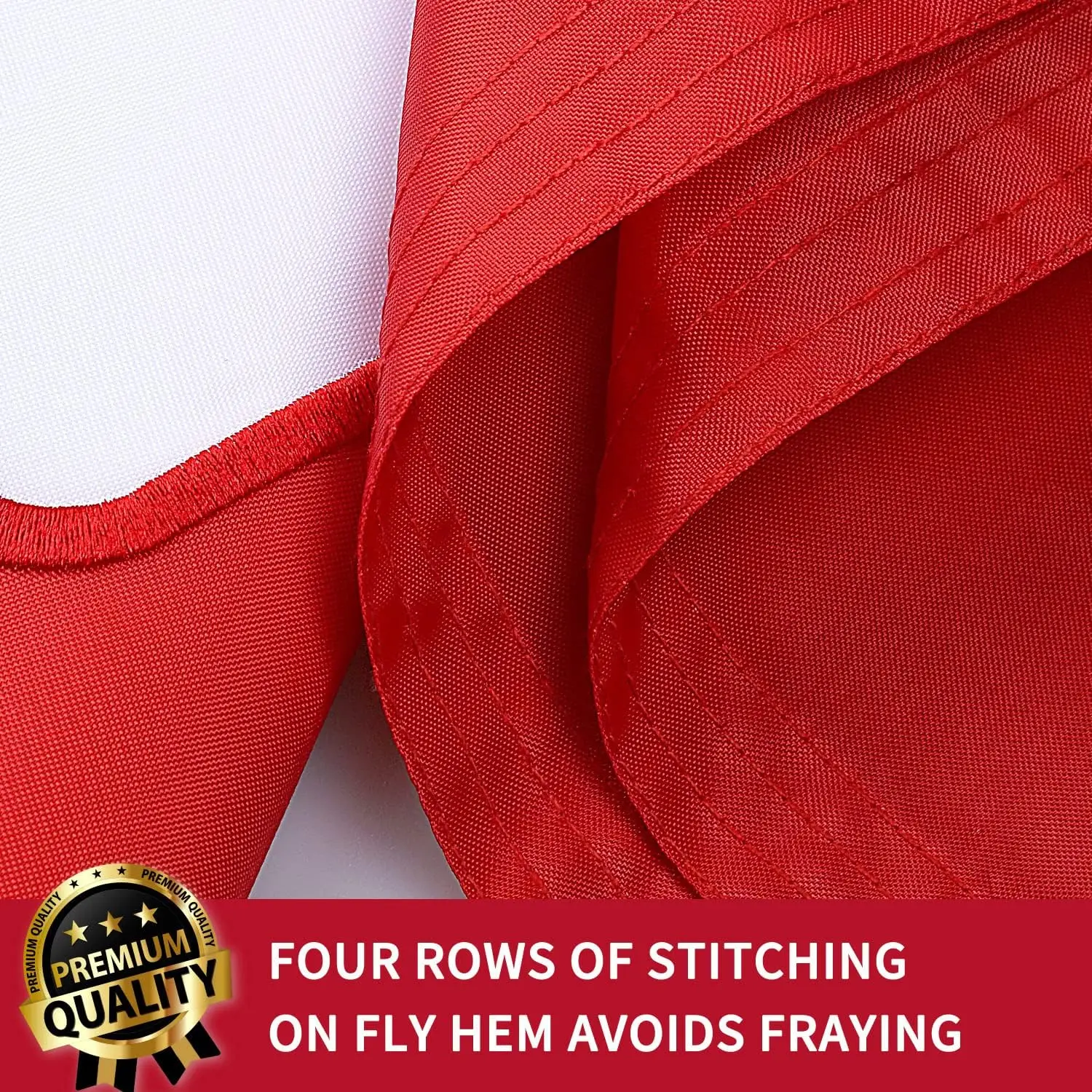 Bandera canadiense bordada de nailon 210D, tapiz de alta calidad, 90x150cm - imagen 5