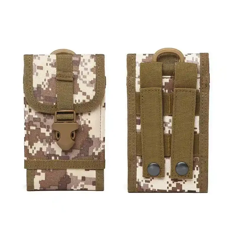 Bolsa para teléfono móvil de camuflaje para deportes al aire libre, riñonera Molle de caza táctica de 6 pulgadas y 5 pulgadas, venta al por mayor - imagen 2