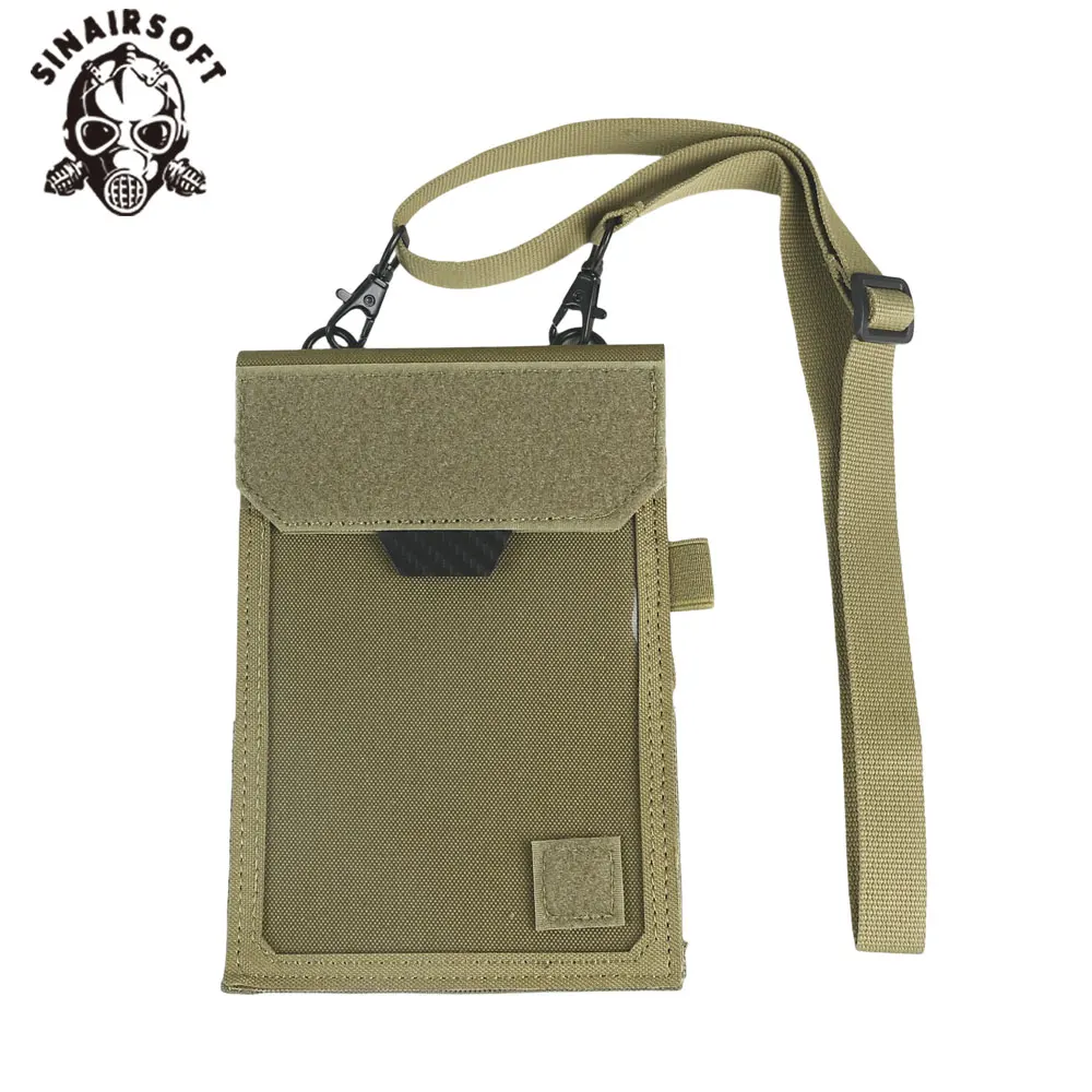 Estuche táctico para tarjetas de identificación, cordón para el cuello, bolsa organizadora para tarjetas de crédito, cordón ajustable para el cuello, bolsillo para almacenamiento de documentos credenciales - imagen 5