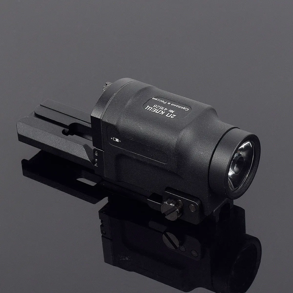 Zenitco-luz táctica de Metal GEN 2 KLESCH 2U AK-SD para armas, montaje en riel de 20mm con interruptor estroboscópico para linterna LED AK47 AK74 - imagen 4