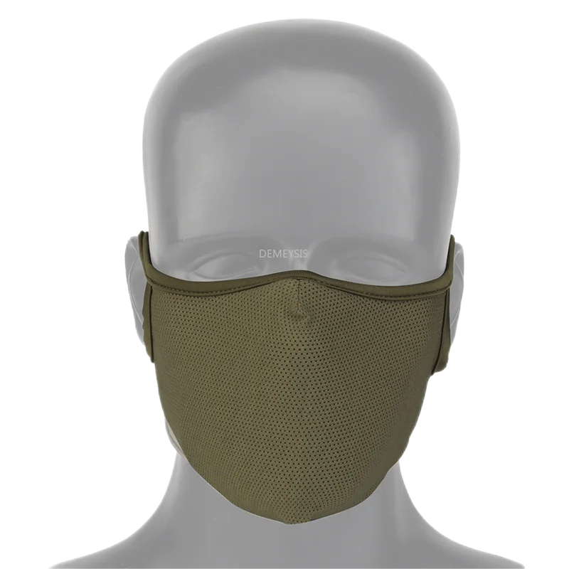Casco protector táctico de caza, máscara de media cara para Airsoft, Paintball, accesorios de tiro, CS Wargame, a prueba de polvo, para exteriores