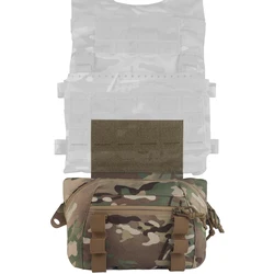 Bolsa abdominal MOLLE para chaleco táctico de airsoft