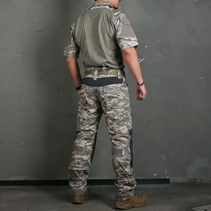 Emersongear-Conjunto de combate táctico ACU, uniforme versión de verano, trajes, ropa, camisas, pantalones, entrenamiento, caza, deportes al aire libre, EM6921 - imagen 5