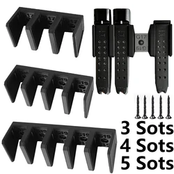 Soporte de pared Glok 17 soporte para revistas Glok 19 Mag soporte 3/4/5 ranuras pistola táctica Mag estante de almacenamiento para accesorios seguros para pistola