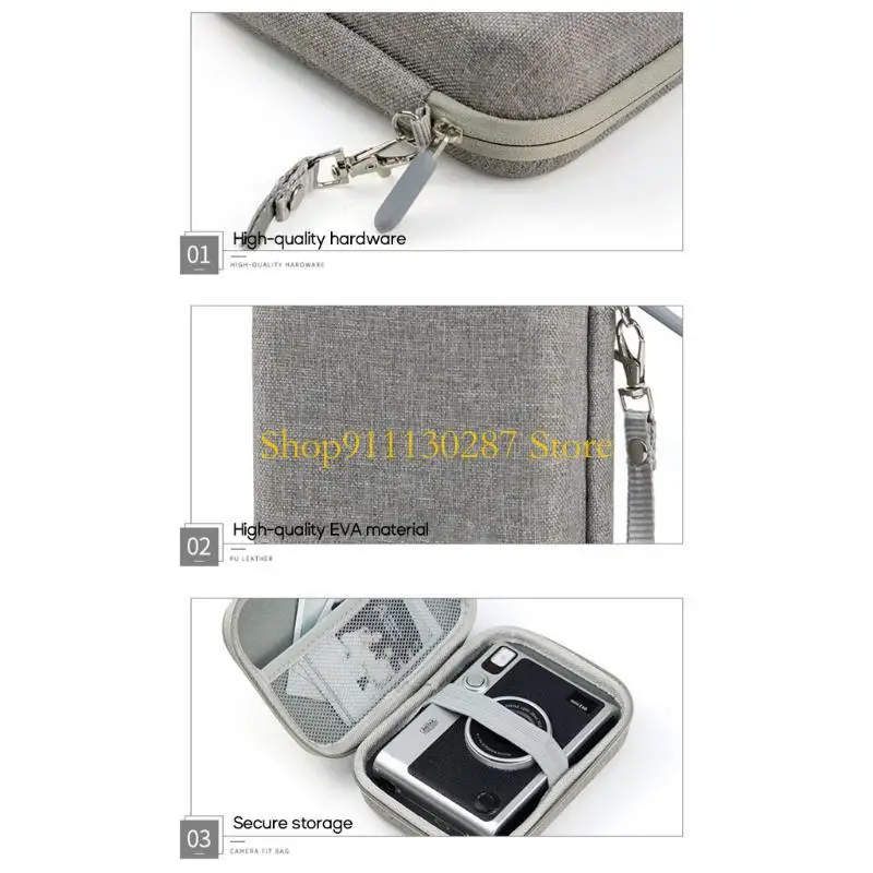 Caja almacenamiento estuche viaje viaje a prueba golpes J1HC para mini Evo Mini Link Camera Case con - imagen 4