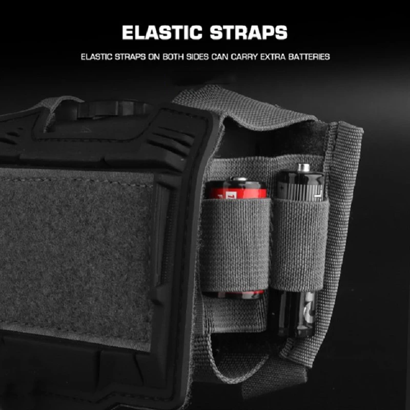 Bolsa Molle 500D de nailon Serie K para casco, accesorio de caza con batería de PVS-31 - imagen 3