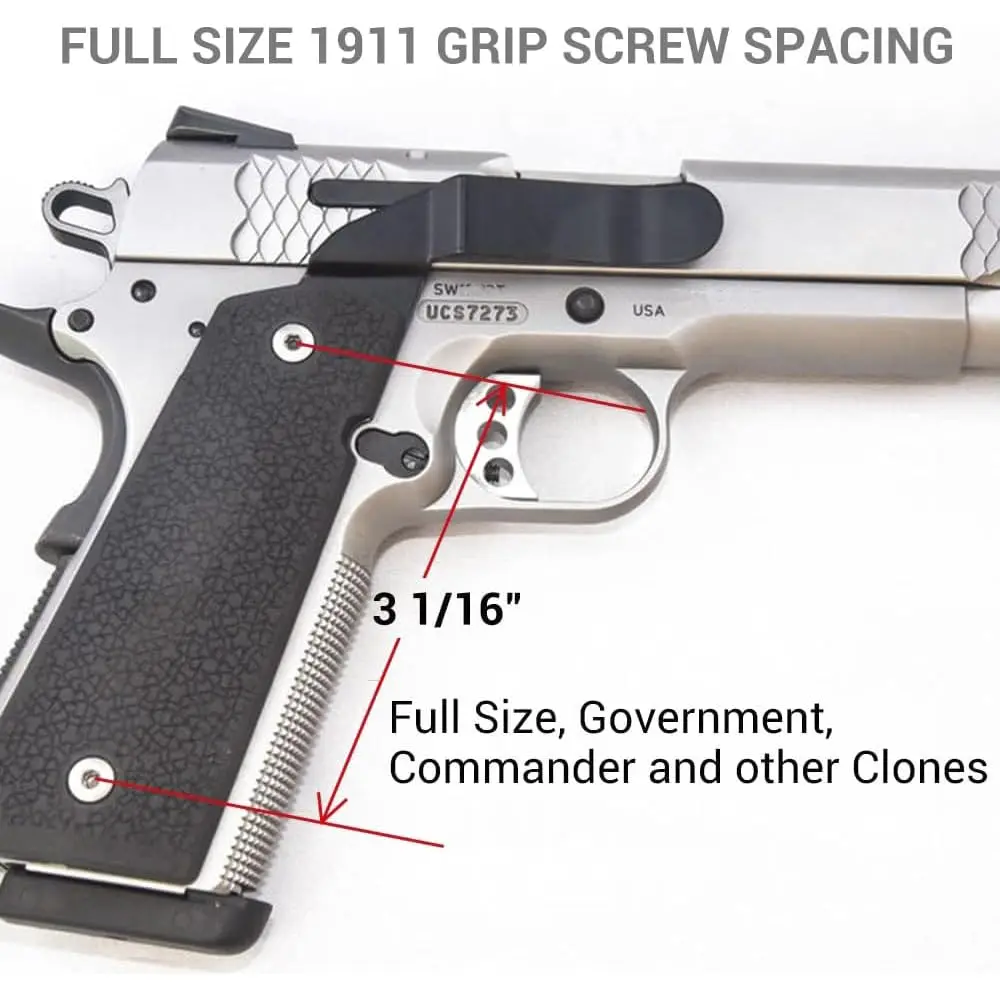 Clip de cinturón táctico para 1911, Clip de cinturón para pistola de transporte oculto delgado de perfil bajo y Clip de bolsillo para pistola (lado derecho) Fácil instalación - imagen 3