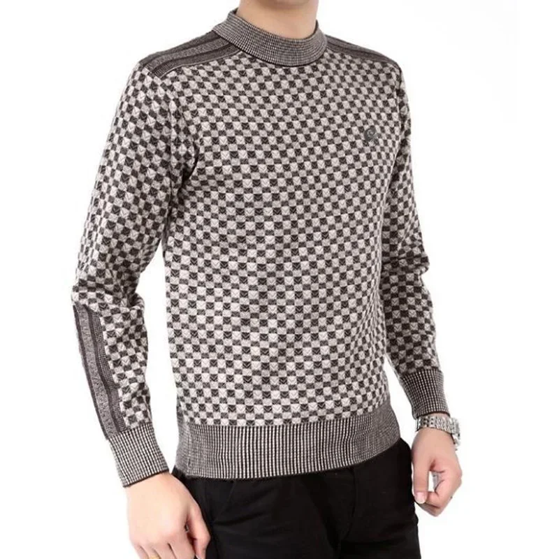 Jersey hombre cuello redondo tejido trenzado estilo táctico casual - imagen 5