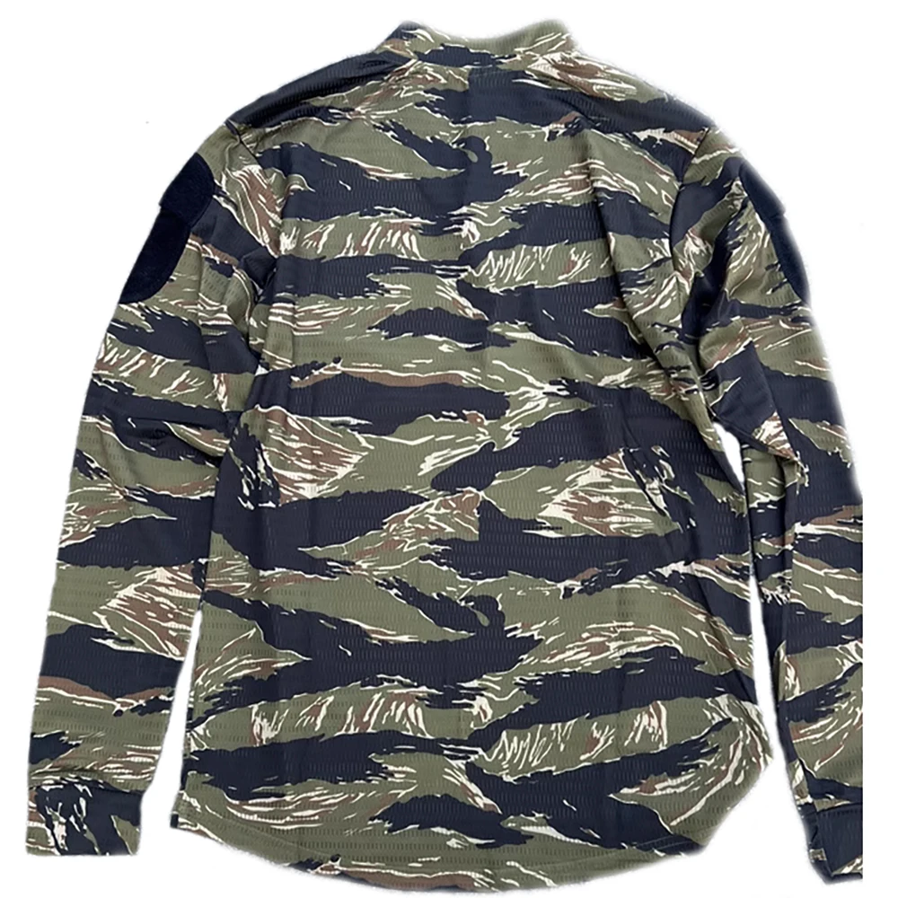 Camiseta de manga larga con estampado de tigre Tabby de jungla táctica de secado rápido para caza al aire libre, Top táctico famoso en Internet - imagen 4