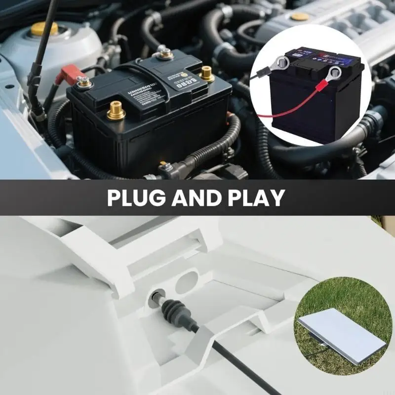 Cable alimentación extensión impermeable 18AWG Cable cableado portafusibles automotriz K1KF - imagen 3