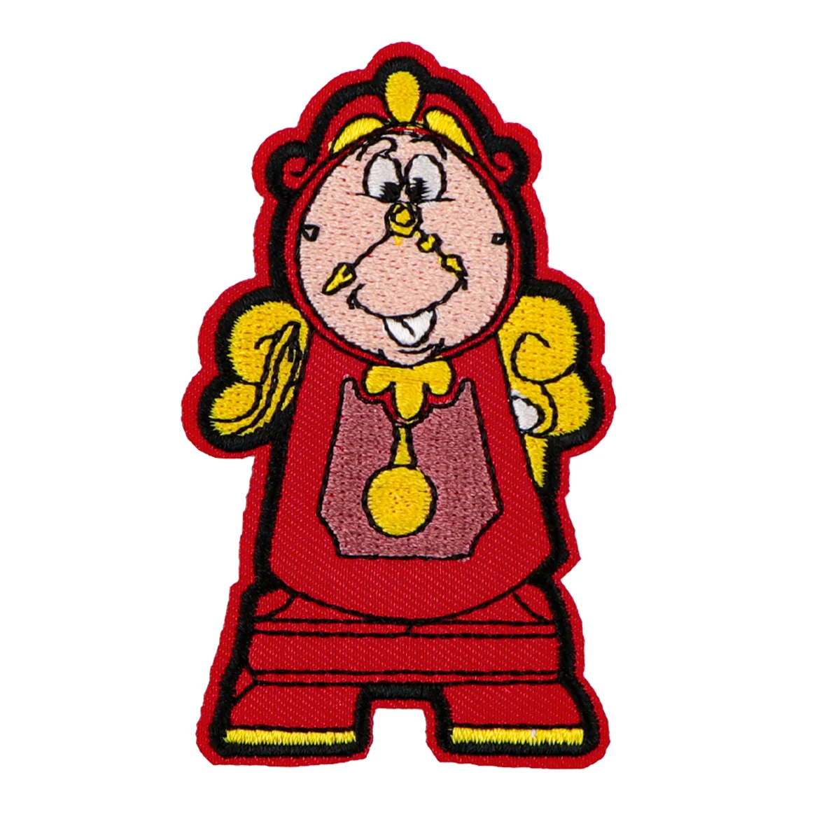 Parche bordado de reloj de cuentos de hadas, parches termoadhesivos divertidos para planchar en la ropa, insignias de costura DIY - imagen 5