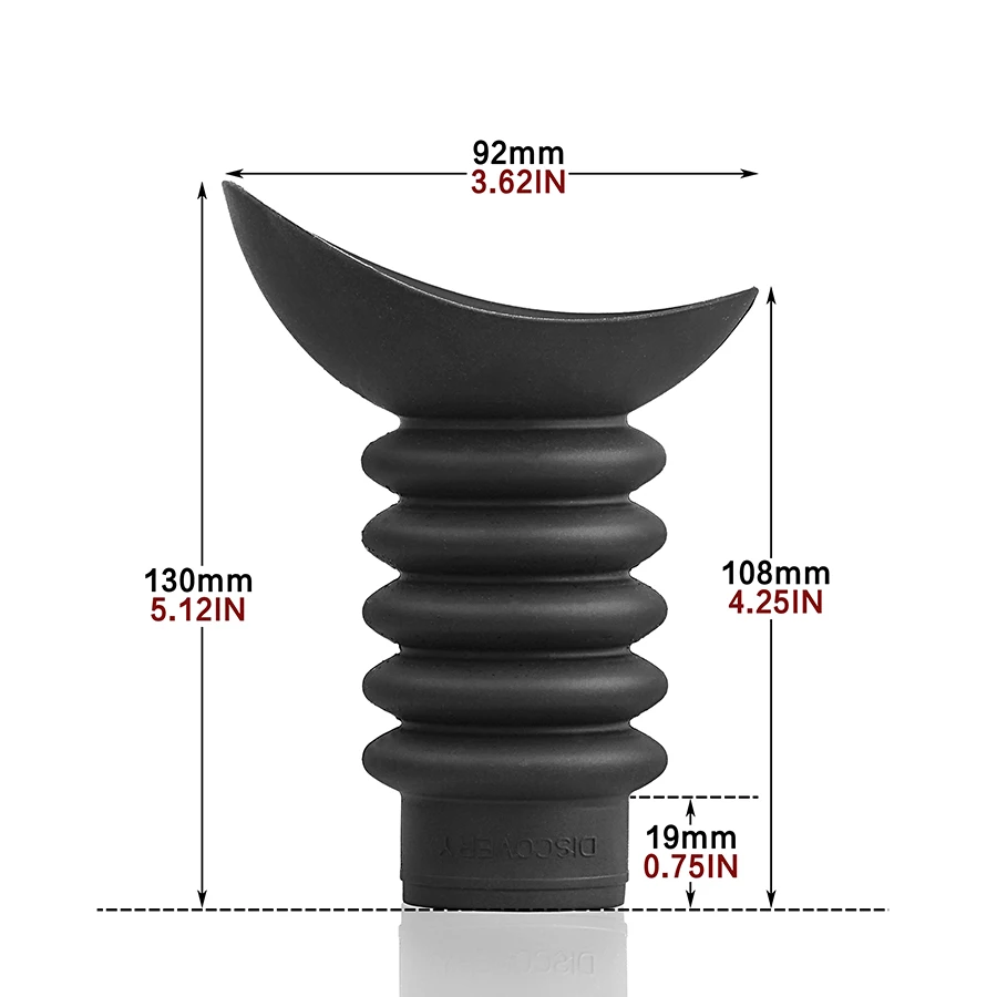 Discovery parasol de goma 38-48mm escalabilidad visor ocular cubierta de retroceso Protector de ojos para telescopio alcance trasero - imagen 2