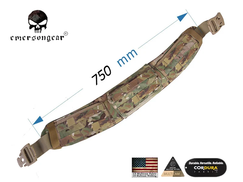 Emersongear-Cinturón Molle acolchado de perfil bajo AVS, cintura táctica, EM9295 - imagen 5