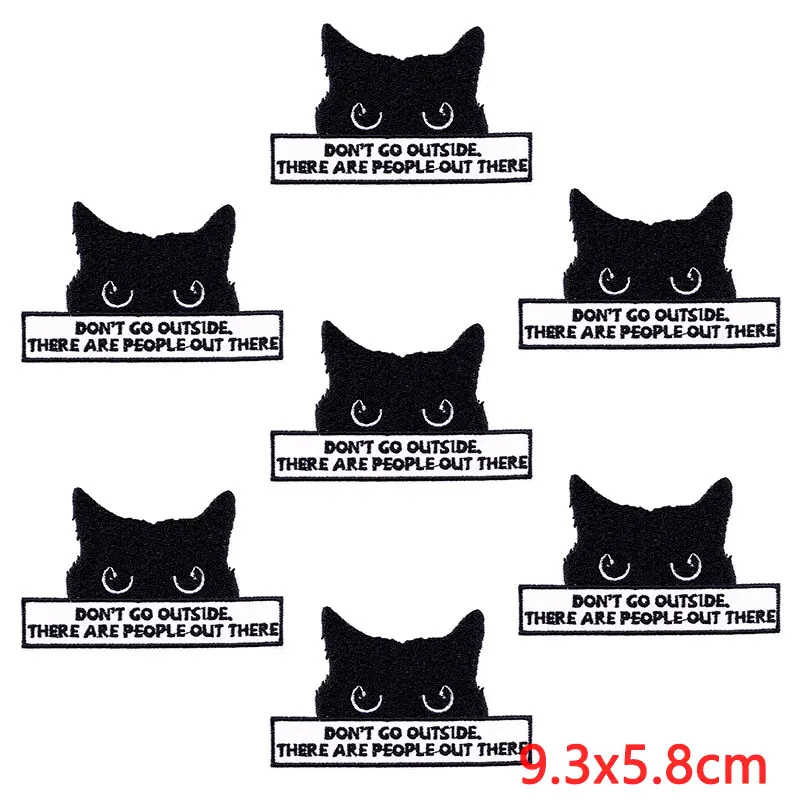 10 unids/lote parche de dibujos animados de gato y pato juguetón, parches bordados para planchar para mochila, sombrero, tema Animal lindo, accesorio diario caprichoso - imagen 4