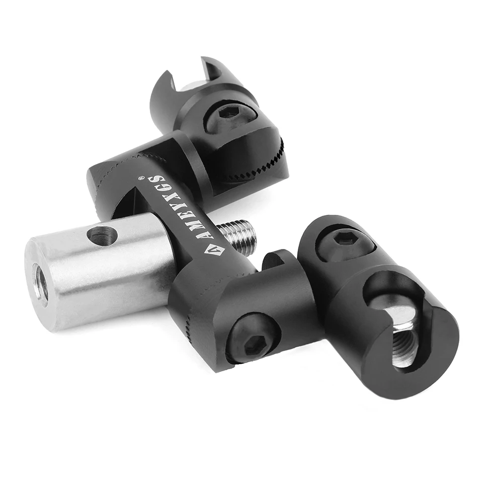 Barra en V para tiro con arco, barra estabilizadora de equilibrio CNC, conexión 360 ajustable, arco de un solo/doble lado, accesorios de tiro al bersagón de caza - imagen 4