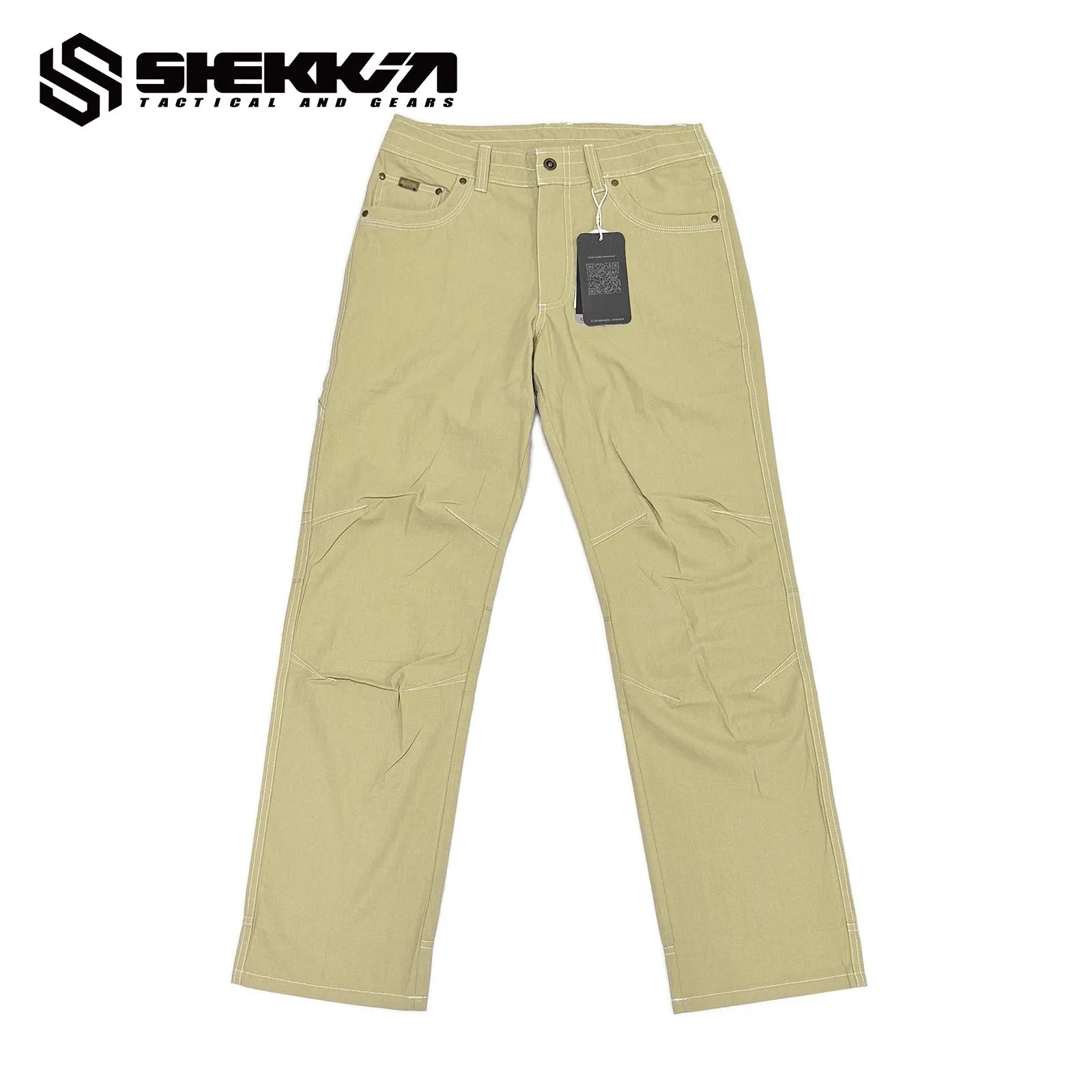 Shekkingears Revolver Pantalones tácticos Pantalones cargo Senderismo al aire libre Mezcla de algodón liviana y duradera - imagen 4