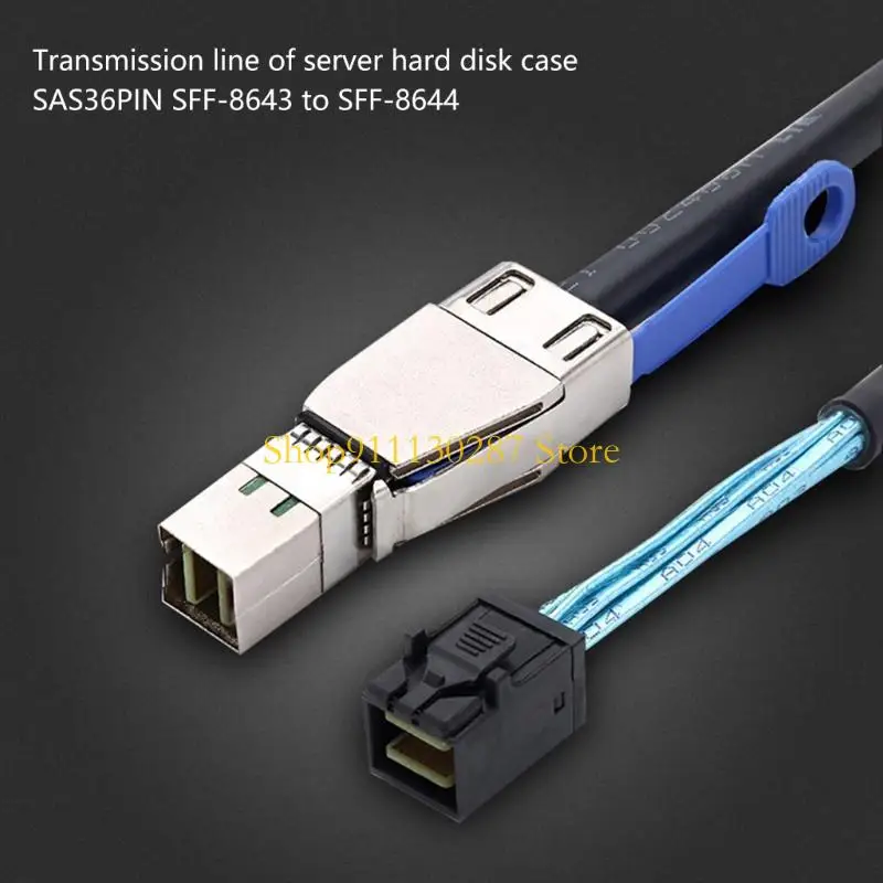 Conectores chasis 36 pines cable redadas servidor datos J1HC SFF-8644 externo a SFF-8643 - imagen 3