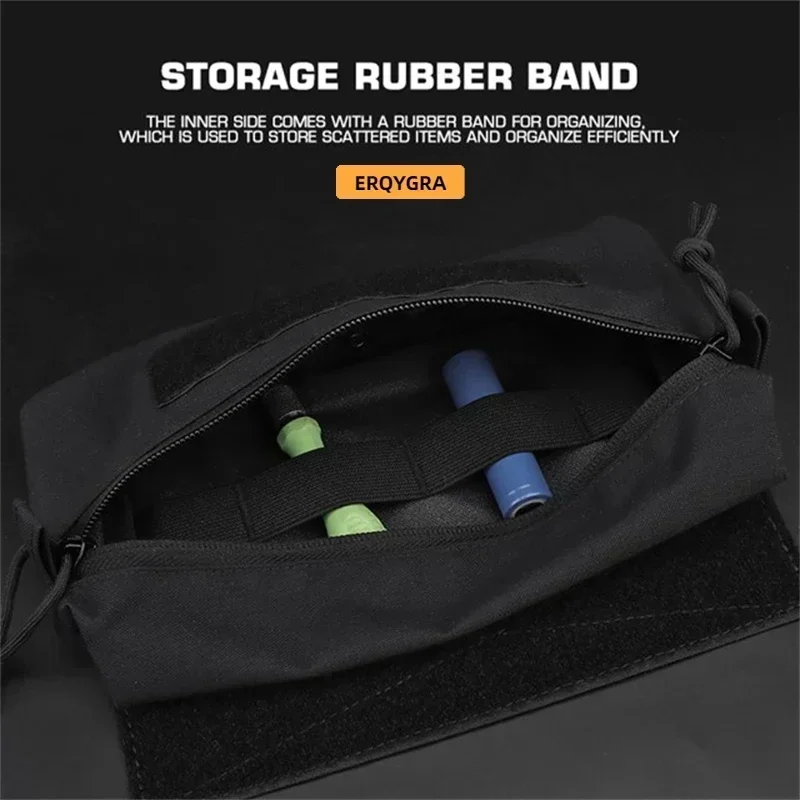 ERQYGRA-bolsa táctica de caza, bolsa de pecho, chaleco, revista, sistema Molle, accesorios de Paintball Airsoft, equipo de tiro CS - imagen 5