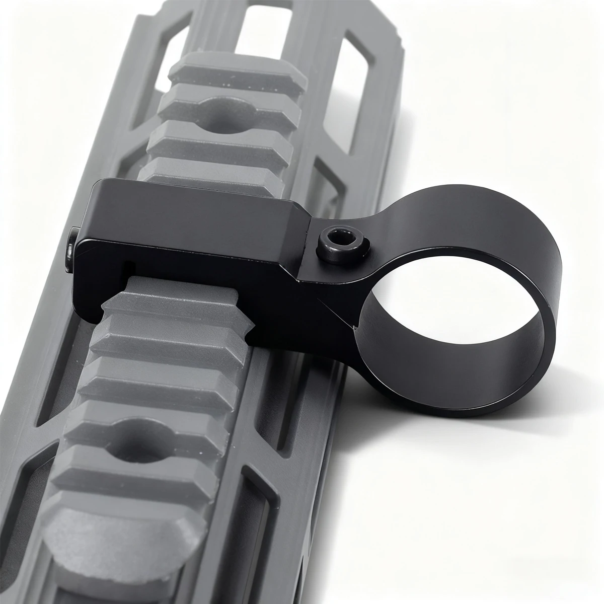 Anillo compensado de 1 ", linterna, luz láser, adaptador de montaje lateral, anillo de 25,4mm/1 pulgada apto para mira telescópica de caza, montaje en riel Picatinny de 20mm - imagen 3