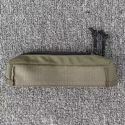 Accesorio de expansión de solapa de cremallera con cierre de gancho y bucle Modular de aparejo de pecho táctico MK3/MK4