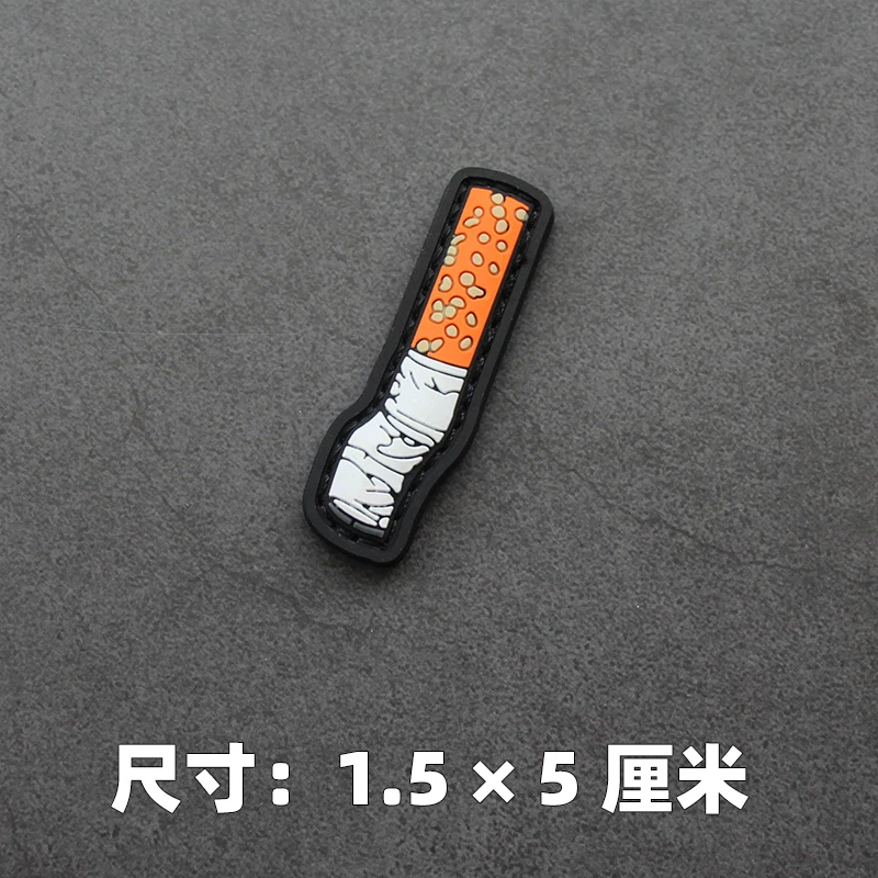 Accesorios para bolsas al aire libre, sello de goma creativo personalizado, insignia ligera de PVC, pegatina para bolsa - imagen 5