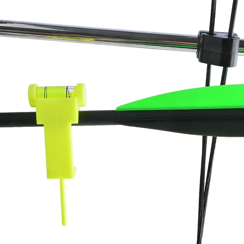 Combo de nivel de cuerda de arco, herramienta de caza de arco compuesto de ajuste, montaje de afinación de tiro con arco, accesorios de tiro de nivel de burbuja - imagen 5