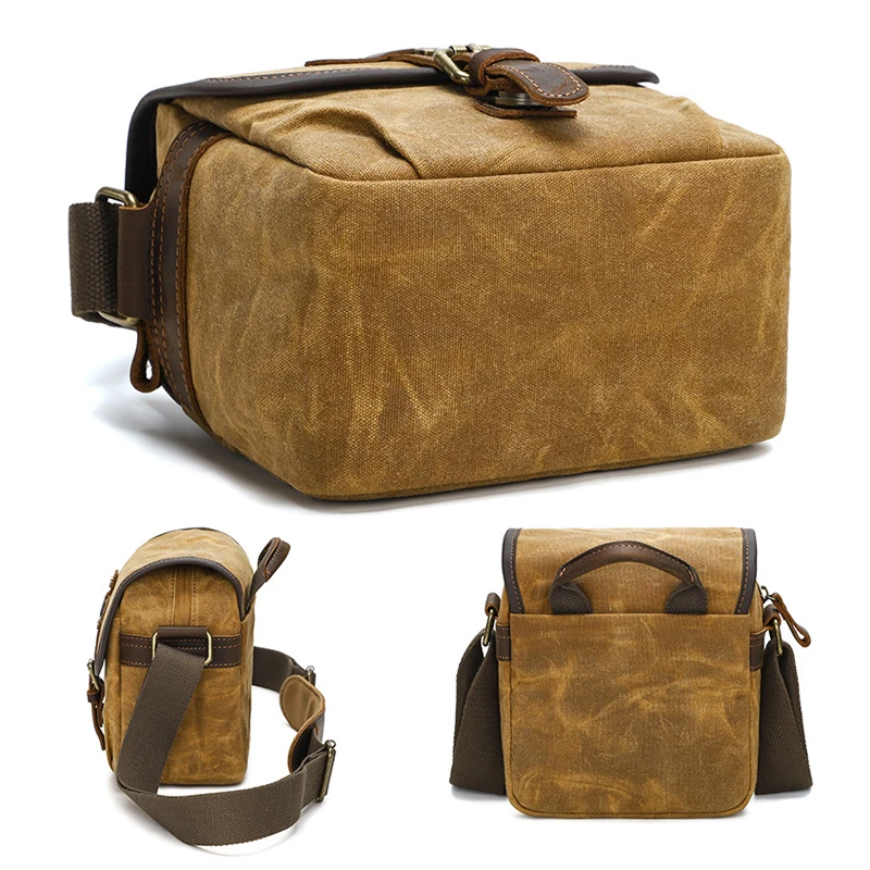 Bolsa de escalada táctica, bandolera para viajes al aire libre, deportes, Camping, bolsos de hombro tipo bandolera, mochila Vintage para senderismo, bolsa para cámara para hombres - imagen 5